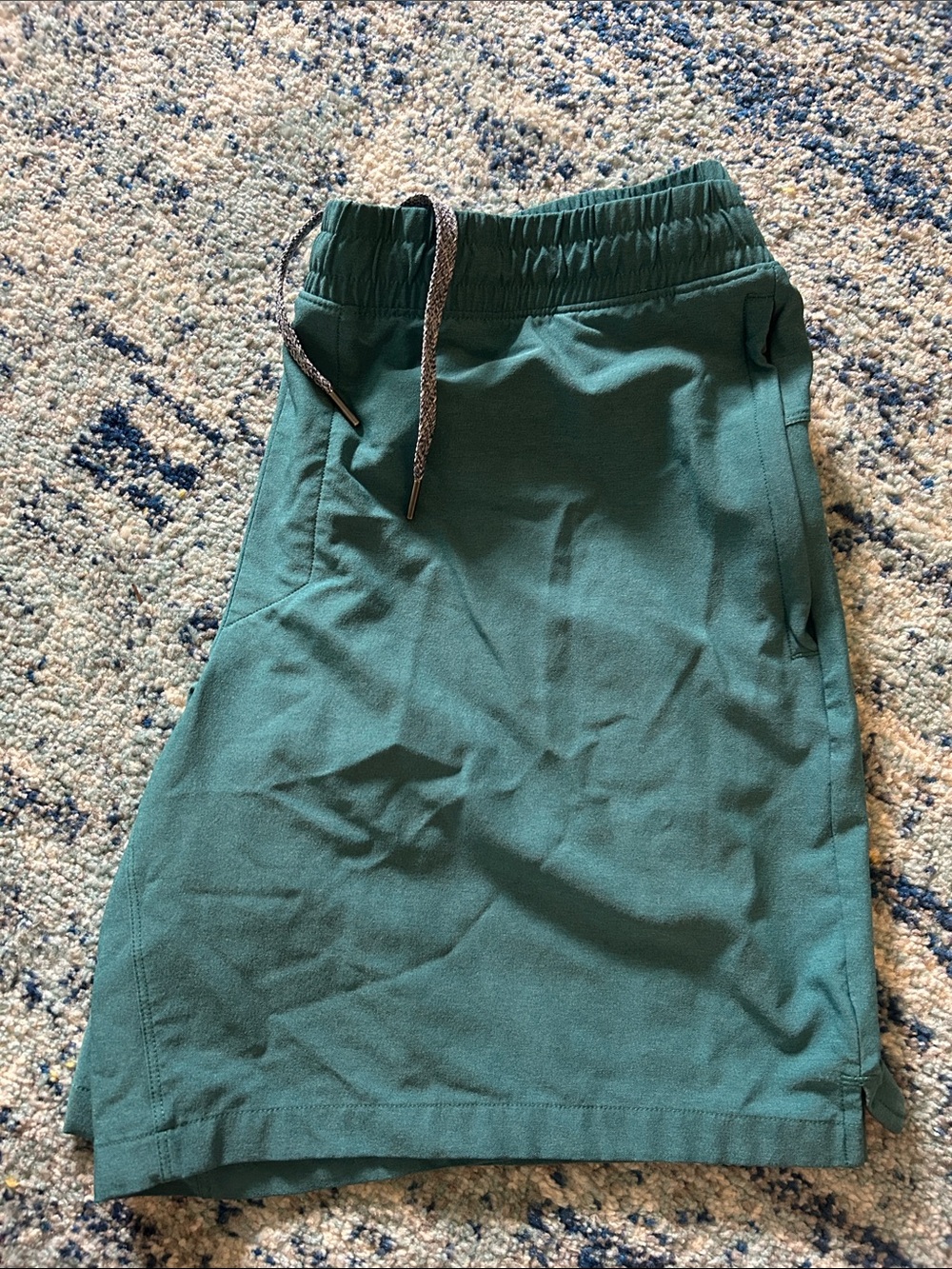 all in motion Men's Athletic Shorts Teal Green